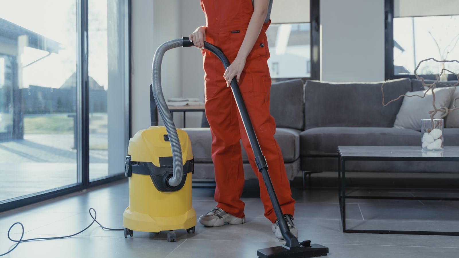 Professional cleaning image suitable for floor cleaning service